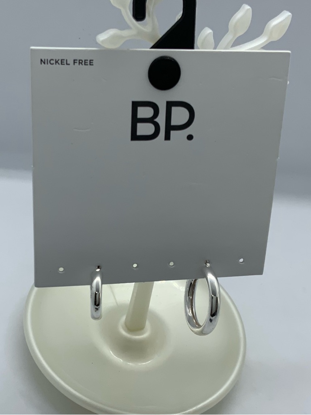 BP. Silver Hoop Earrings - Small & Medium Set